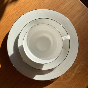 Блюдце для чашки Café au lait 16,2см коллекции Platin Line бренда Dibbern