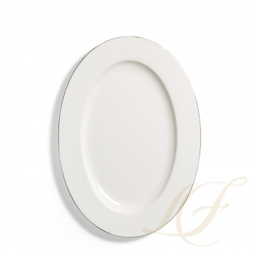 Блюдо овальное 39см коллекции Platin Line бренда Dibbern