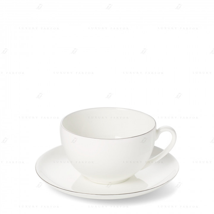 Чашка кофейная с блюдцем 0,25л коллекции Platin Line бренда Dibbern