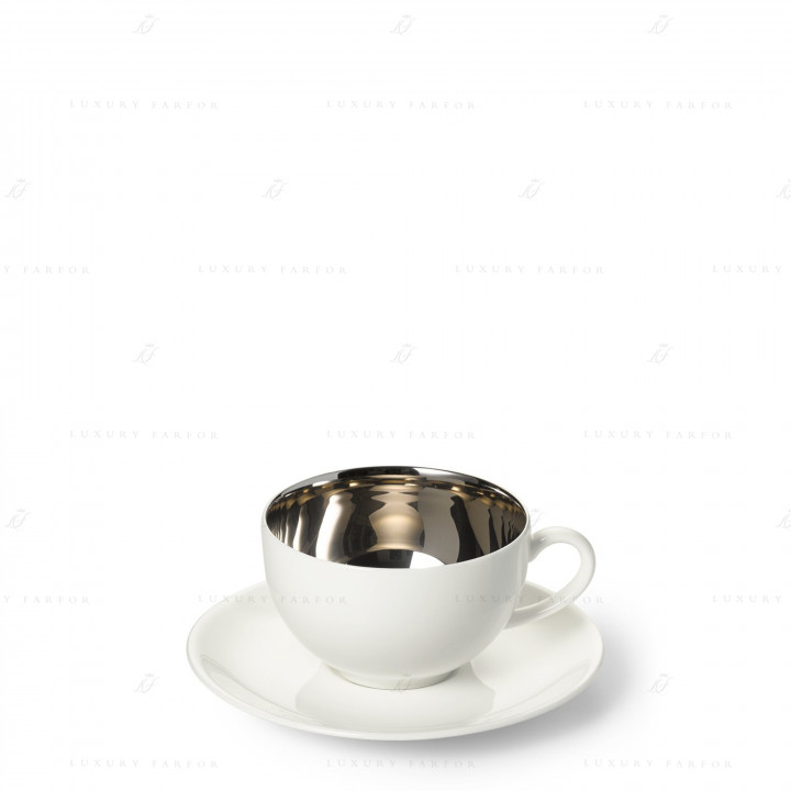 Чашка эспрессо с блюдцем 0,11л коллекции Platinum бренда Dibbern