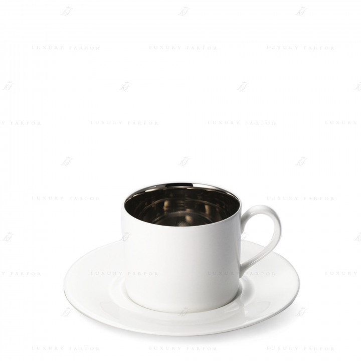 Чашка кофейная с блюдцем 0,25л коллекции Platinum бренда Dibbern