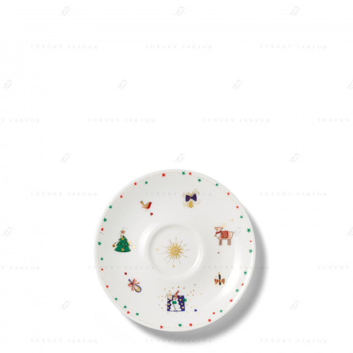 Блюдце для чашки эспрессо 11,3см коллекции Santa Claus бренда Dibbern