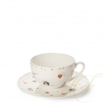 Чашка кофейная с блюдцем 0,25л коллекции Santa Claus бренда Dibbern