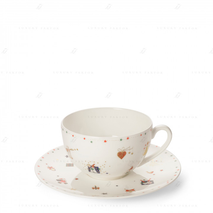 Чашка кофейная с блюдцем 0,25л коллекции Santa Claus бренда Dibbern