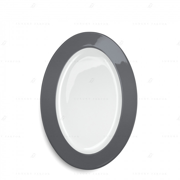 Блюдо овальное 33см коллекции Solid Color 