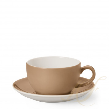 Чашка капучино с блюдцем 0,3л коллекции Solid Color 