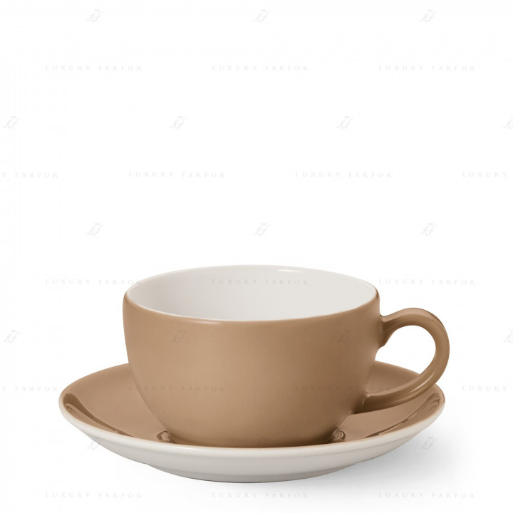 Чашка капучино с блюдцем 0,3л коллекции Solid Color 