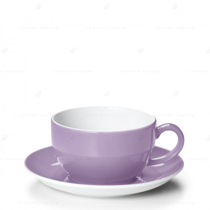 Чашка капучино с блюдцем 0,3л коллекции Solid Color 