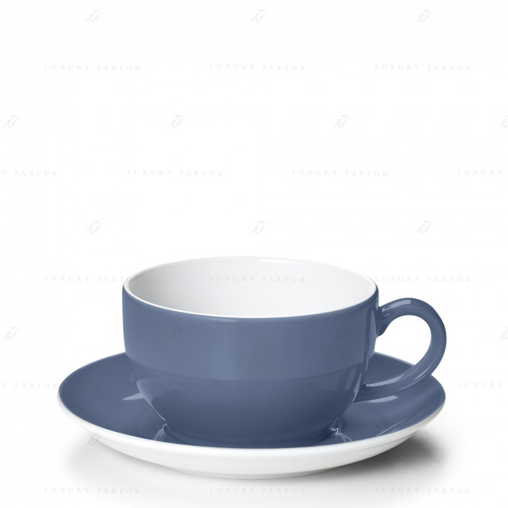 Чашка капучино с блюдцем 0,3л коллекции Solid Color 