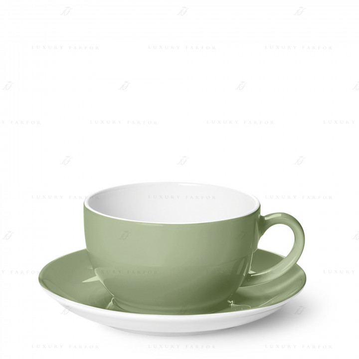 Чашка капучино с блюдцем 0,3л коллекции Solid Color 