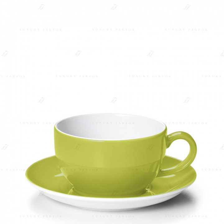 Чашка капучино с блюдцем 0,3л коллекции Solid Color 