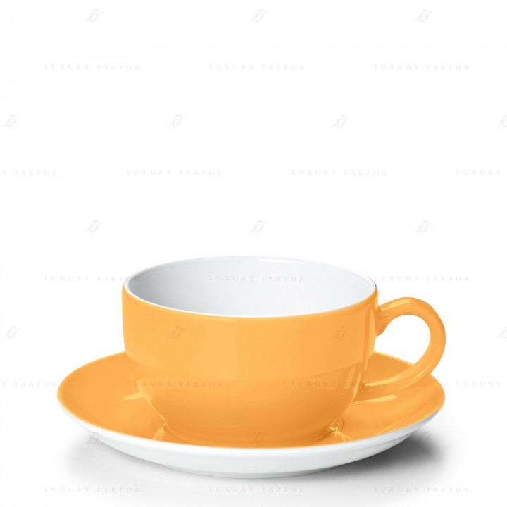 Чашка капучино с блюдцем 0,3л коллекции Solid Color 