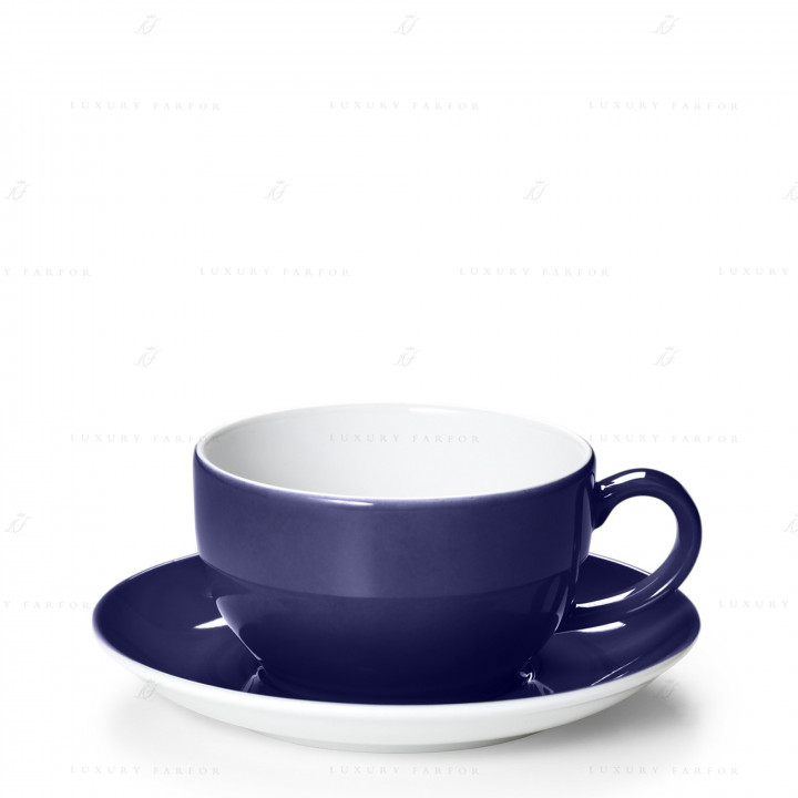 Чашка капучино с блюдцем 0,3л коллекции Solid Color 