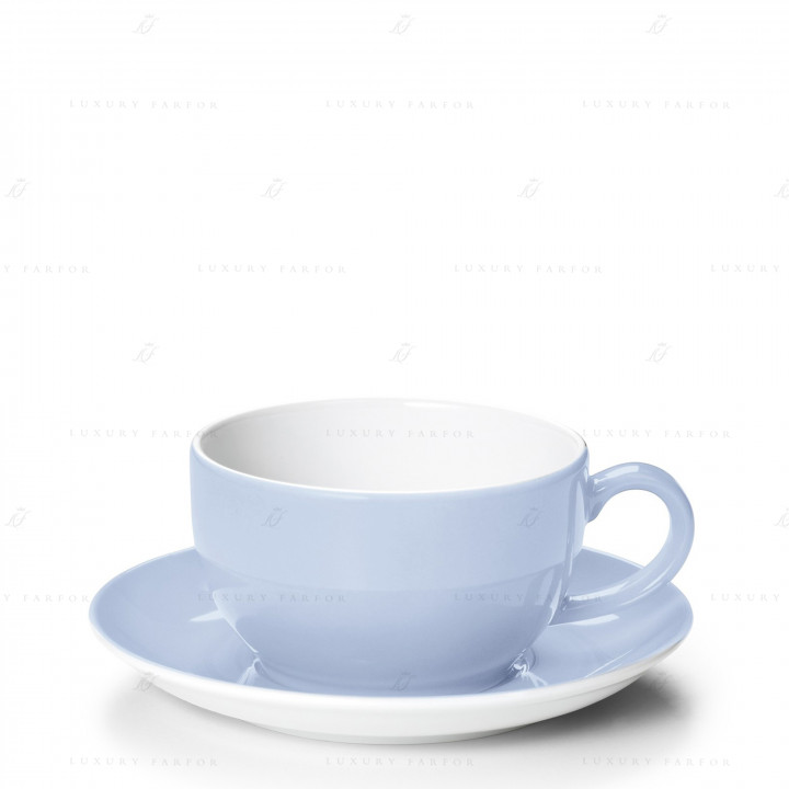 Чашка капучино с блюдцем 0,3л коллекции Solid Color 