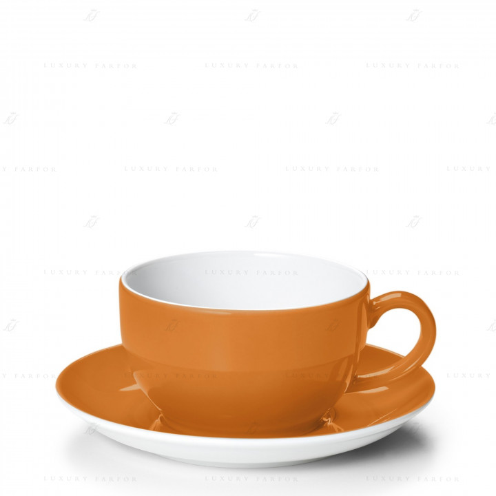 Чашка капучино с блюдцем 0,3л коллекции Solid Color 