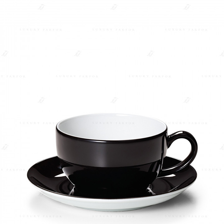 Чашка капучино с блюдцем 0,3л коллекции Solid Color 