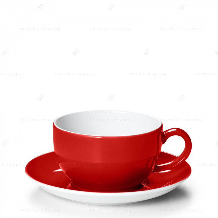 Чашка капучино с блюдцем 0,3л коллекции Solid Color 