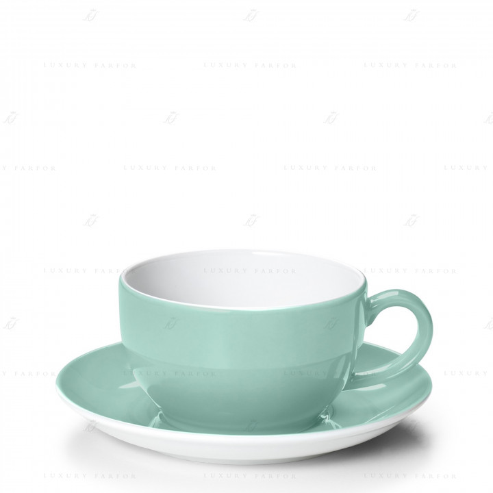 Чашка капучино с блюдцем 0,3л коллекции Solid Color 