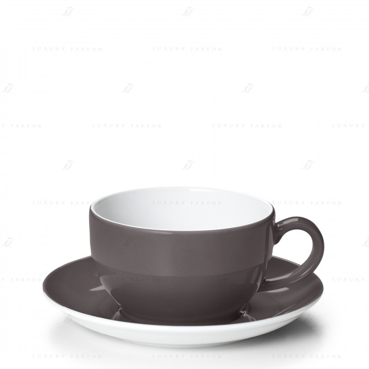 Чашка капучино с блюдцем 0,3л коллекции Solid Color 