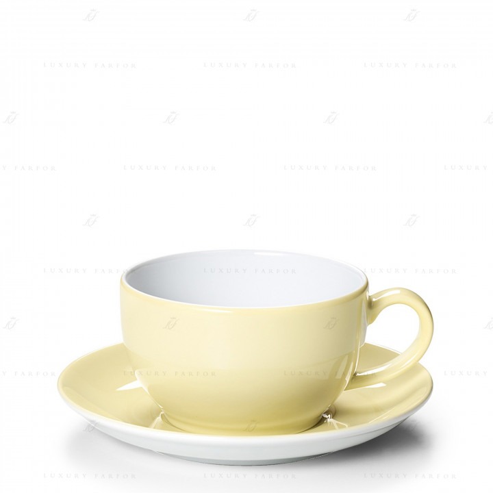 Чашка капучино с блюдцем 0,3л коллекции Solid Color 