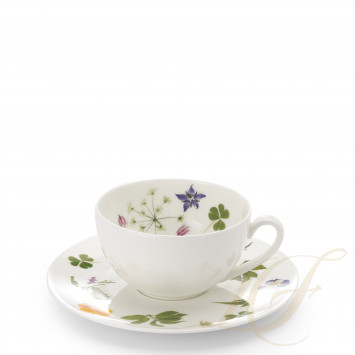 Чашка кофейная с блюдцем 0,25л коллекции Wildkräuter бренда Dibbern