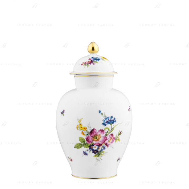 Ваза 28см коллекции Alt-Fürstenberg Bunte Blume бренда Fürstenberg