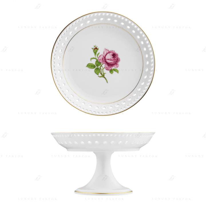 Корзинка на ножке 19см коллекции Alt-Fürstenberg Rose бренда Fürstenberg