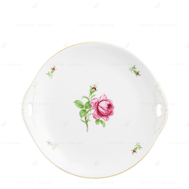 Блюдо для пирога круглое 28см коллекции Alt-Fuerstenberg Rose бренда Fürstenberg