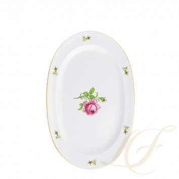 Блюдо овальное 33см коллекции Alt-Fuerstenberg Rose бренда Fürstenberg