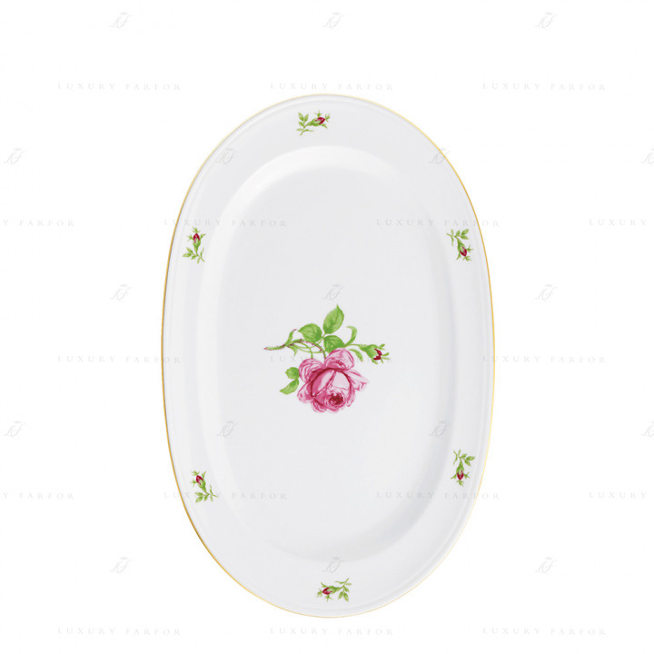Блюдо овальное 38см коллекции Alt-Fuerstenberg Rose бренда Fürstenberg