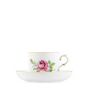 Чашка эспрессо с блюдцем 0,10л коллекции Alt-Fuerstenberg Rose бренда Fürstenberg