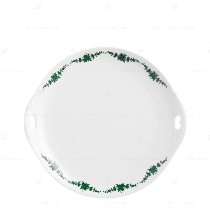 Блюдо для пирога круглое 28см коллекции Alt-Fürstenberg Schlossgarten бренда Fürstenberg