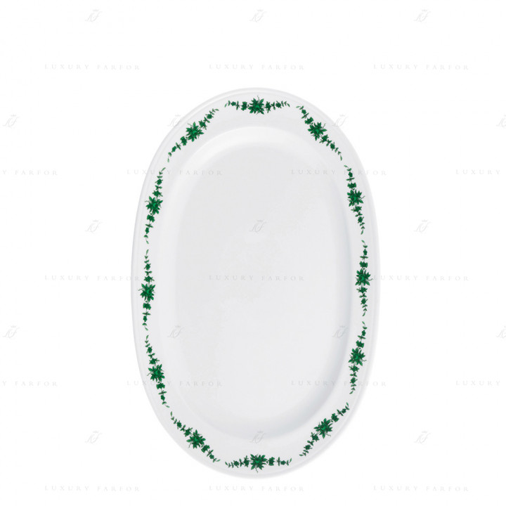 Блюдо овальное 33см коллекции Alt-Fürstenberg Schlossgarten бренда Fürstenberg