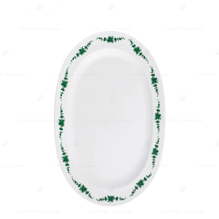 Блюдо овальное 38см коллекции Alt-Fürstenberg Schlossgarten бренда Fürstenberg