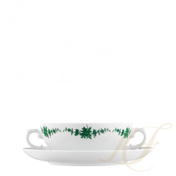 Чаша суповая с блюдцем 0,33л коллекции Alt-Fürstenberg Schlossgarten бренда Fürstenberg