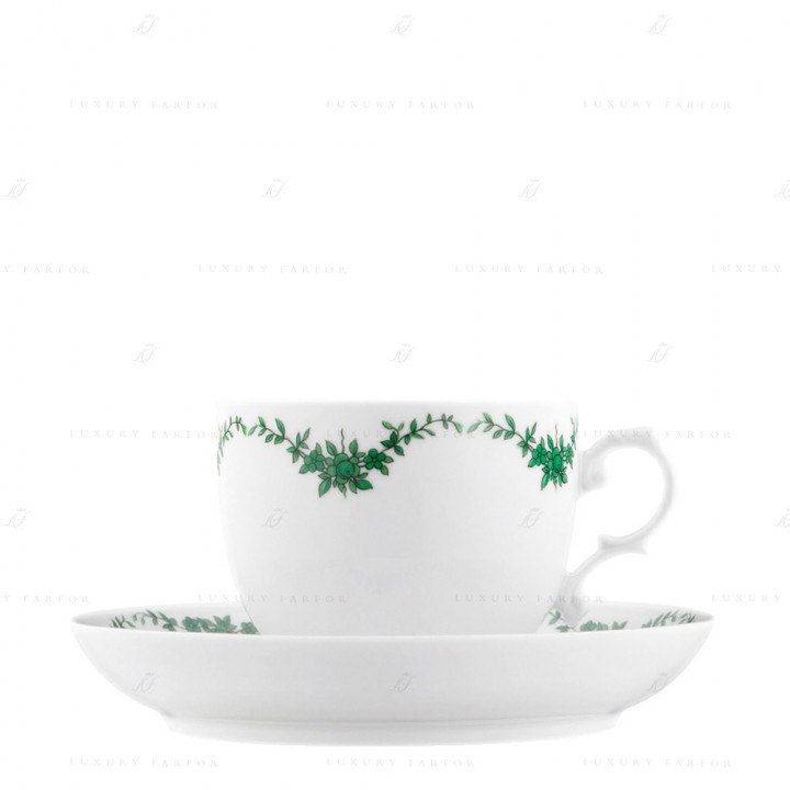 Чашка кофейная с блюдцем 0,17л коллекции Alt-Fürstenberg Schlossgarten бренда Fürstenberg