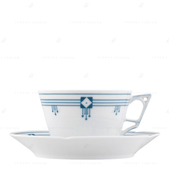 Чашка чайная с блюдцем 0,18л коллекции Ariana Norma бренда Fürstenberg