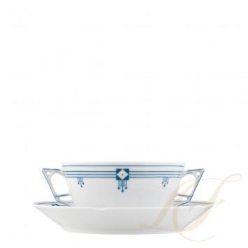 Чаша суповая с блюдцем 0,30л коллекции Ariana Norma бренда Fürstenberg