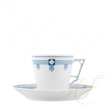 Чашка кофейная с блюдцем 0,18л коллекции Ariana Norma бренда Fürstenberg