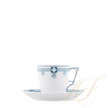 Чашка эспрессо с блюдцем 0,10л коллекции Ariana Norma бренда Fürstenberg