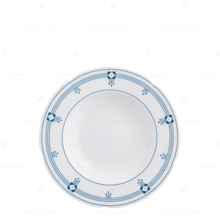 Тарелка суповая 22см коллекции Ariana Norma бренда Fürstenberg