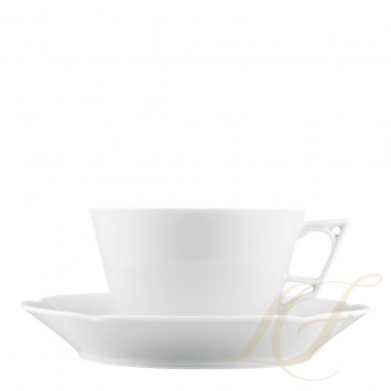 Чашка чайная с блюдцем 0,18л коллекции Ariana бренда Fürstenberg