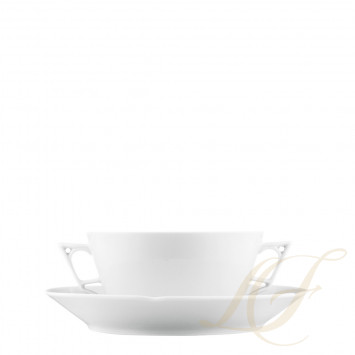 Чаша суповая с блюдцем 0,30л коллекции Ariana бренда Fürstenberg