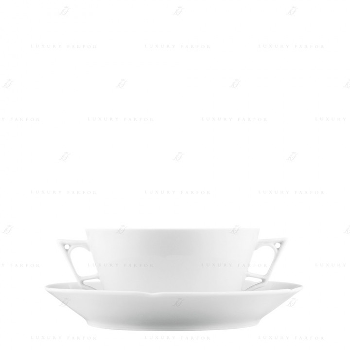 Чаша суповая с блюдцем 0,30л коллекции Ariana бренда Fürstenberg