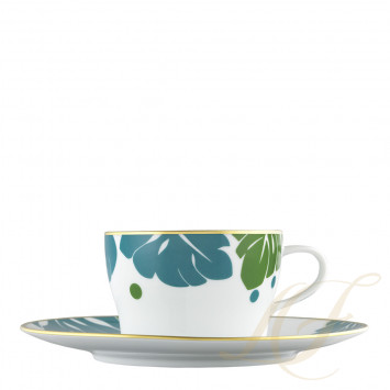 Чашка чайная с блюдцем 0,20л коллекции Auréole Colorée 