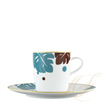 Чашка кофейная с блюдцем 0,20л коллекции Auréole Colorée 