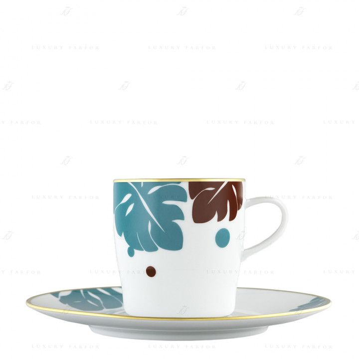 Чашка кофейная с блюдцем 0,20л коллекции Auréole Colorée 