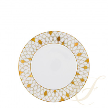 Тарелка закусочная 24см коллекции Auréole Dorée бренда Fürstenberg