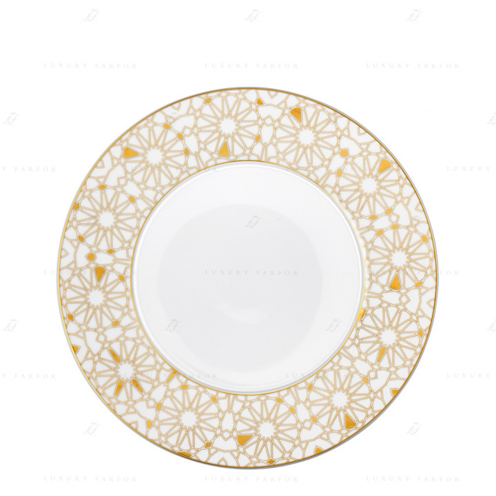 Тарелка подстановочная 32см коллекции Auréole Dorée бренда Fürstenberg