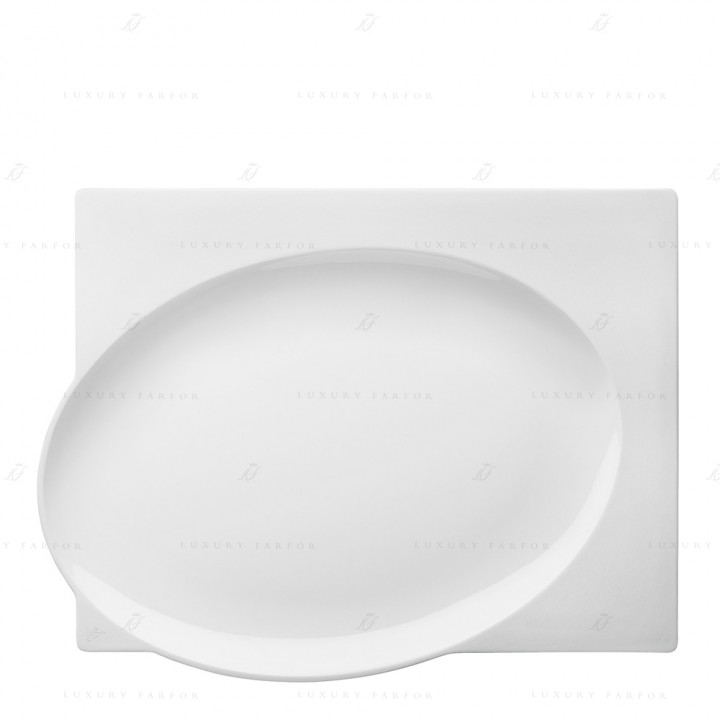 Тарелка прямоугольная 31см коллекции Blanc Gourmetline 